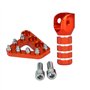 Fast Pro Plaque de pédale de frein arrière CNC + levier de changement de vitesse Shift levier pour 125-530 SX EXC XCF XC XCW SXF