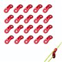 Sourcemall 20 pcs en Alliage d'aluminium Cordon de haubans