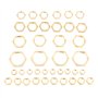 40pcs Écrous Hexagonaux en Laiton G1/8 G1/4 G3/8 G1/2 G3/4 G1 Écrou Mince de Montage de Tuyau de Filetage Écrous à blocage