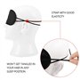 20 Pièces Masque pour les Yeux Bandés pour Jeu de Sommeil de Voyage avec Tampon de Nez