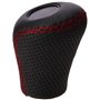 SUMEX 2505GRG Race Sport Pommeau de levier de vitesse en cuir Noir classique avec point rouge