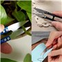 OUNONA 5 Pièces Ciseaux couture professionnels en acier inoxydable, Petits ciseaux universels pour couper le fil avec précision,