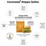 Carenesse Original Savon "d'Alep" 2 x 200 g, 60% d'huile d'olive et 40% d'huile de laurier, savon naturel fabriqué à la main sel