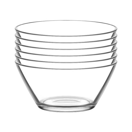 LAV Vega Petit Verre Snack/Bol - 215ml - Lot de 6