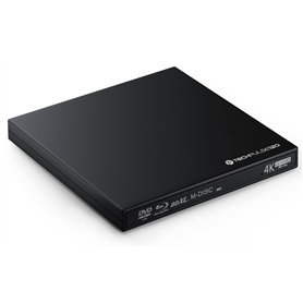 techPulse120 UHD Portable USB 3.0 Disque de Type C 4 K 3D M BDXL Graveur Blu-Ray Burner Super Drive Blueray CD-ROM BD DVD CD Ult