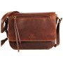 ALMADIH sac a main cuir véritable ELSA, sac bandoulière Marron Vintage, serviette sac porté épaule Messenger sacoche business or