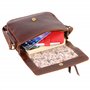 ALMADIH sac a main cuir véritable ELSA, sac bandoulière Marron Vintage, serviette sac porté épaule Messenger sacoche business or