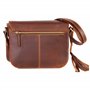 ALMADIH sac a main cuir véritable ELSA, sac bandoulière Marron Vintage, serviette sac porté épaule Messenger sacoche business or