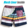 MaaMgic Homme Short de Bains Maillot de Bain avec Filet Style Tropical Voyage Pants Court de Sport Séchage Vite Bien pour Vacanc