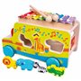 Mertens Voiture à piquer en bois avec xylophone pour enfants à partir de 18 mois Jouet pour enfants (jouet pour enfants à partir
