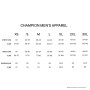Champion T- Shirt Classique avec Inscription, Rouge Écarlate, M Homme