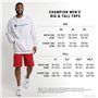 Champion T- Shirt Classique avec Inscription, Rouge Écarlate, M Homme
