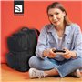 Tucano Sfido Sac à dos de gaming pour ordinateur portable 18,4" Dell Asus MSI avec housse de pluie et câble de chargement USB No