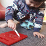 OFKPO Tableau Magnétique Planche à Dessin en Plastique de Boule en Acier pour Enfant