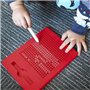 OFKPO Tableau Magnétique Planche à Dessin en Plastique de Boule en Acier pour Enfant