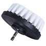 Brosse pour perceuse 12,7 cm avec poils doux Blanc