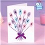 Baker Ross Lot de 50 feuilles de papier cartonné Blanc Format A3 220 g/m²