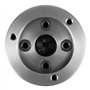 K72-80 Mandrin Tour 4 Mors Indépendant Réglable et Réversible Dia. 80mm, Mandrin de Tour en Métal de Mâchoire Indépendante, Acce