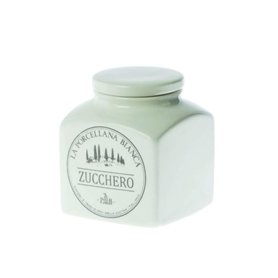 PORCELLANA Conserva Sucrier Couvert en Porcelaine 94 cl dans Une boîte Cadeau Nylon/A