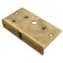 Creative Deco Serrure Dorée + Clé de Rechange | 40x22x7mm | Or Vintage | Set Supplémentaire pour Nos Boîtes Verrouillables | pou
