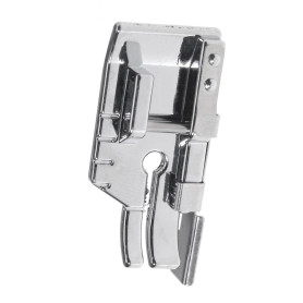 Create idea 1/4" Métal Pied-de-biche Pied de Presseur Piquage avec Guide de Bord Encliquetez pour Machine à Coudre