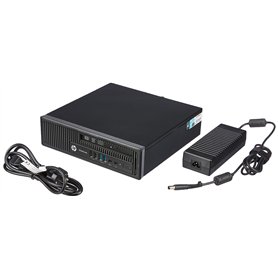 HP EliteDesk 800 G1 USDT Intel Core i5 256 Go SSD Platine 8 Go Speicher Win 10 Pro DVD Brenner C8N28AV Ultra Slim PC Mini Ordina