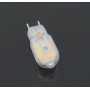 Bonlux Lot de 5 ampoules LED 3 W G6.35 AC/DC 12 V blanc chaud 3000 K Bi pin JC type GY6.35 pour lampe de bureau, accent, écran, 