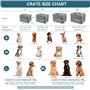Caisse de Transport pour Chien Manchon en Tissu réglable