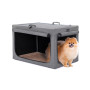 Petsfit Cage Portable pour Chien avec Tapis épais, Caisse de Transport pour Chien Manchon en Tissu réglable, Portes en Maille Re