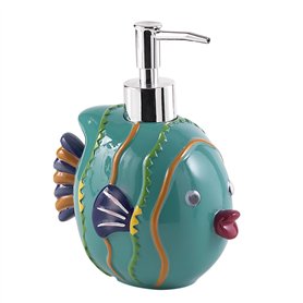 Gedy Dori Distributeur de Savon en résine Turquoise 9
