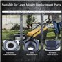 Haishine 10 mm x 1,0 LH Écrou de lame de filetage pour STIHL FS55 FS66 FS74 FS76 FS80 FS86 FS86 FS87 FS88 FS90 FS100 FS110 FS120