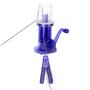 OFKPO Outil à Tricoter, Plastique Spool Froissée Coton Winder Artisanat DIY Bracelet Weave Outils, Micro Moulin à Billes à Main 