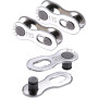 Jovitec 3 Paires Bicyclette Manquant Lien 11 Chaîne de Vitesse Réutilisable Argent Chaîne de Vélo en Acier