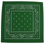 OUTLETISSIMO BANDANA VERT FONCÉ CARRÉ PAISLEY PIRATE COFFON SPORT CASQUE