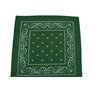 OUTLETISSIMO BANDANA VERT FONCÉ CARRÉ PAISLEY PIRATE COFFON SPORT CASQUE