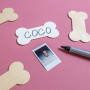 5cm | Découpes en Bois Contreplaqués Non Peints | Decoration à Accrocher Peindre Dé