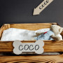 Creative Deco 10 x Formes Os de Chien | 15x7,5cm | Découpes en Bois Contreplaqués Non Peints | Decoration à Accrocher Peindre Dé