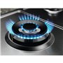 Electrolux KGS6436SX Plaque de cuisson à gaz 60 cm x 51 cm Stainless Steel 4 brûleurs, 1 anneau wok