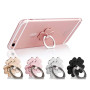Surplex 4 pcs 360 ° Rotation Téléphone Anneau Grip Stand Titulaire pour Samsung iPhone PC Smartphone