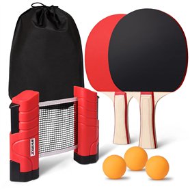 Le kit de Tennis de Table Xgear Anywhere Comprend Un Filet rétractable