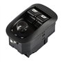YAOPEI Bouton Leve Vitre 206 306 Commande de Rétroviseur 6554.WA Noir