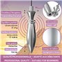 Pendule Divinatoire Égyptien Thot en Laiton Argenté | Pendule Témoin Magnétiseur Émetteur et Récepteur