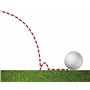 LONGRIDGE Lot de 50 Balles de Golf à Faible Rebond Crazy Mini Golf de Blanches