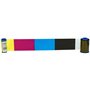 YMCKO 800015-440 Ruban encreur pour imprimante d'identification Zebra P330i P420i P430i 800015-440 YMCKO 200 images