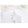VIKI LYNN Boucles d’oreilles pendantes chat mignon boucle d’oreille clou en argent fin 925 et zircon rouge cadeau noël anniversa