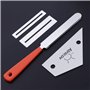 Alnicov Ensemble de 4 outils de polissage de guitare pour guitare acoustique, guitare électrique, luthier