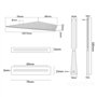 Alnicov Ensemble de 4 outils de polissage de guitare pour guitare acoustique, guitare électrique, luthier