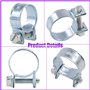 Swpeet Lot de 84 colliers de serrage plaqués zinc 10 tailles pour tuyau d'injection de carburant, parfait pour l'automobile, l'a