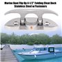 Attache de taquet de cale de bateau en acier inoxydable KIMISS 316 pour bateau pour bateau et quai
