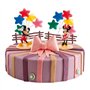 Dekora - Topper Cake pour Gâteau d'anniversaire Enfant de Mickey et Minnie en PVC 350057 Taille Unique Multicolore